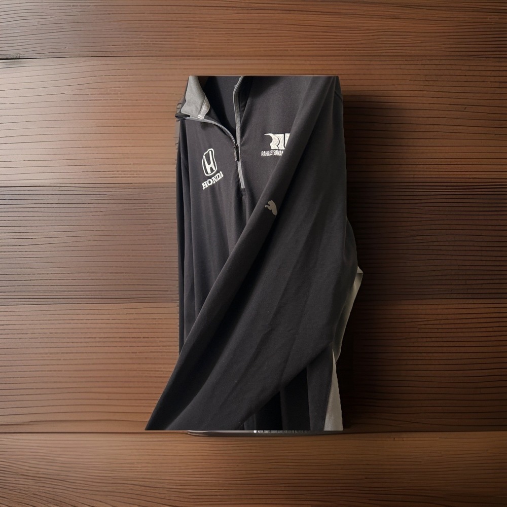 Rahal Letterman Lanigan Racing Pullover Long Sleeve Shirt Honda Indy Large Black - Picture 3 of 4